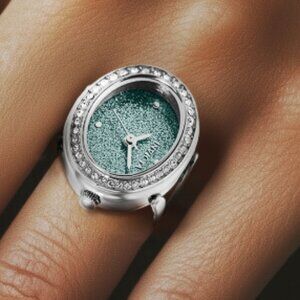 Invicta Mini Angel Women's Ring Watch - 24mm, Silver (49597)